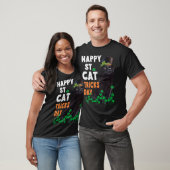 T-shirt Joyeuse Fête du Chat Trick Saint Patrick Chat Noir (Unisexe)