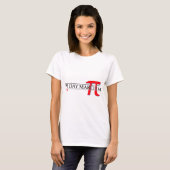 T-shirt Joyeuse fête du Pi 14 mars (Devant entier)