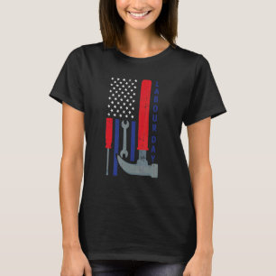 T-shirt Joyeuse Fête Du Travail 2022 Outils Mécaniques Et