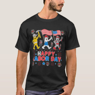 T-shirt Joyeuse Fête du Travail Édition Patriotique pour H