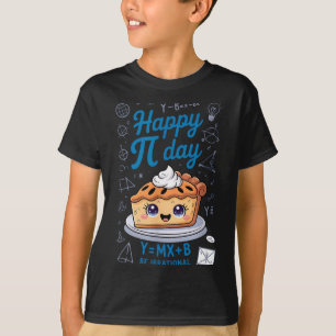 T-shirt Joyeuse Fête Pi Mignonne Tarte Drôle Prof de Maths