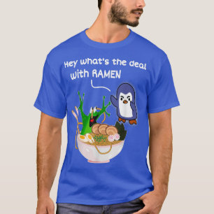 T-shirt Joyeuse grenouille volante Ramen Kawai Anime pour