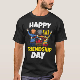 T-shirt Joyeuse Journée d'amitié Best Friend Squad Best Fr
