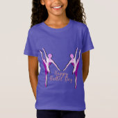 T-Shirt Joyeuse Journée de ballet (Devant)