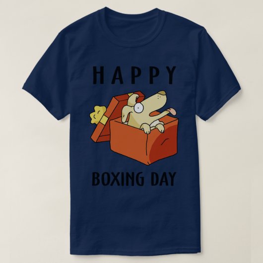 T-shirt Joyeuse journée de boxe (Design devant)