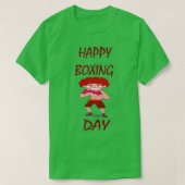 T-shirt Joyeuse journée de boxe (Design devant)