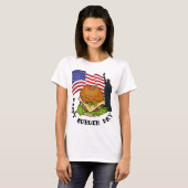 T-shirt Joyeuse journée de burger (Devant entier)