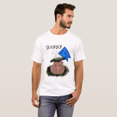 T-shirt Joyeuse journée de la marmotte (Devant entier)