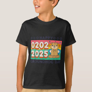 T-shirt Joyeuse journée de la marmotte 2 février 2025 Rétr