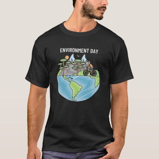 T-shirt Joyeuse Journée de l'environnement Notre planète 2 (Devant)