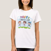 T-shirt Joyeuse Journée des enfants (Devant)