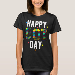 T-shirt Joyeuse Journée internationale du point Polka Dot