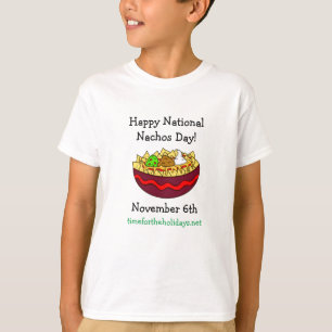 T-shirt Joyeuse Journée nationale des Nachos, le 6 novembr