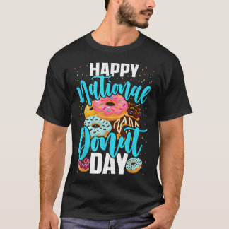 T-shirt Joyeuse Journée Nationale du Donut Amoureux de Don