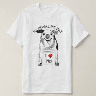 T-shirt Joyeuse Journée nationale du porc