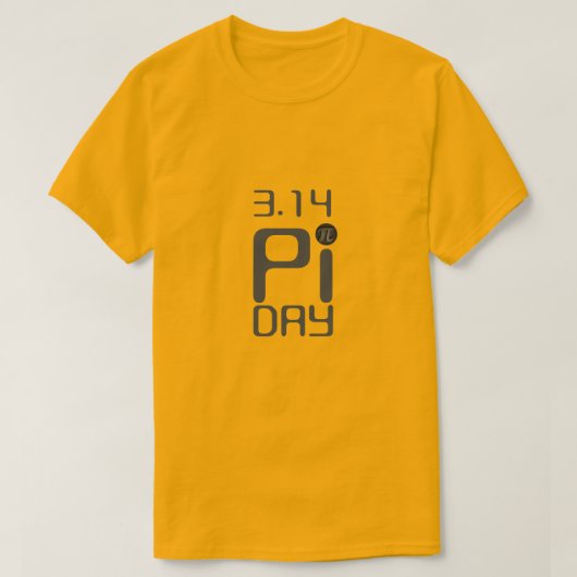 T-shirt Joyeuse Journée Pi (Design devant)