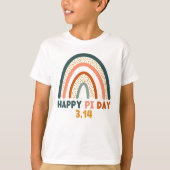 T-shirt Joyeuse journée pi mars 14 boho arc-en-ciel couleu (Devant)