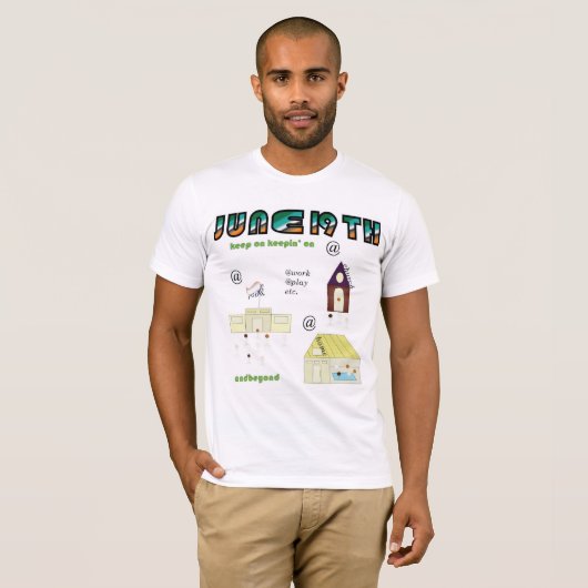 T-shirt Joyeuse Juneteenth (Devant entier)