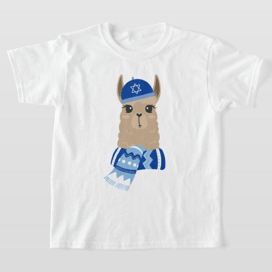 T-shirt "Joyeuse Llamakah" drôle Hanoukka (Poser)
