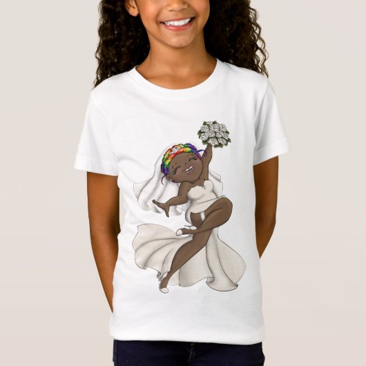 T-Shirt Joyeuse mariée 13 (Devant)