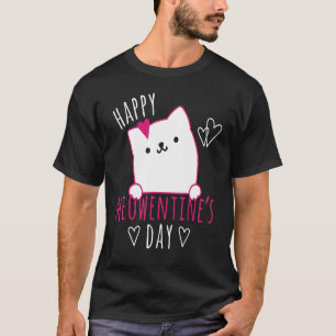 T-shirt Joyeuse Meowentine à mon amour Chat Chaton Mignon