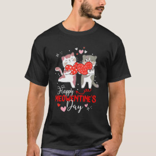 T-shirt Joyeuse Meowentine Saint-Valentin Chaton Mignon
