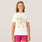 T-shirt Joyeuse moisson petit gingembre garçon (Devant entier)