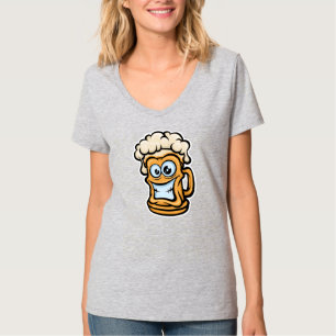 T-shirt Joyeuse Mug De Bière, Illustration Drôle