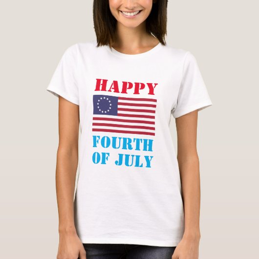 T-shirt Joyeuse nouveauté 4 juillet mode (Devant)