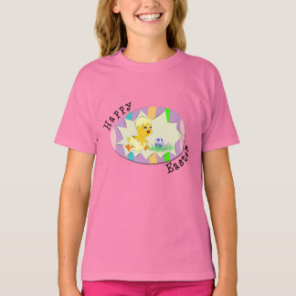 T-shirt Joyeuse Pâques, Chemise de poussins