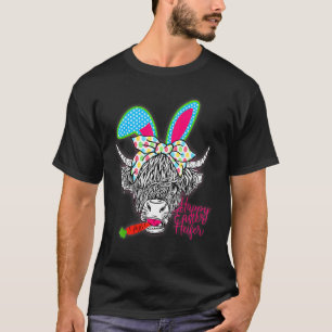 T-shirt Joyeuse Pâques Génisse Drôle Génisse de Vache High