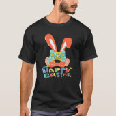 T-shirt Joyeuse Pâques Joystick Bunny Cravate amusant Jeu  (Devant)