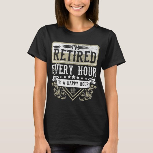 T-shirt Joyeuse retraite Hommes Femmes Retraite Humour de (Devant)