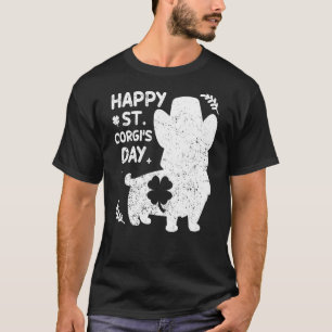 T-shirt Joyeuse Saint Corgi S Day Corgi Chien St Patricks 