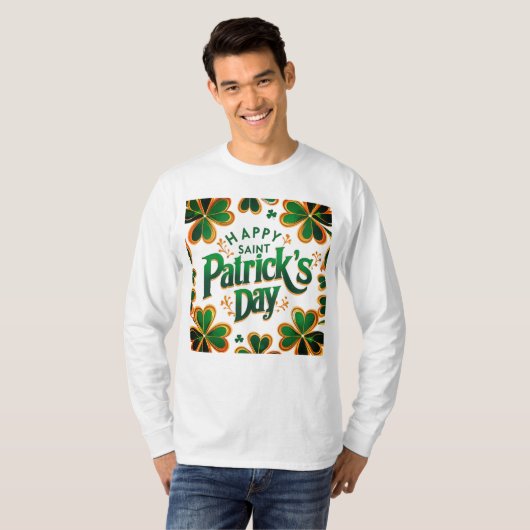 T-shirt joyeuse Saint-Patrick (Devant entier)