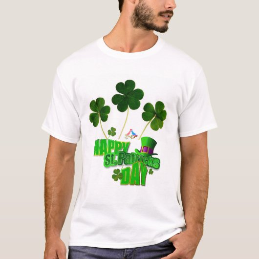 T-Shirt Joyeuse Saint-Patrick (Devant)