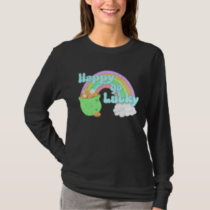 T-shirt Joyeuse Saint Patrick Chanceuse Arc-en-ciel Pour G