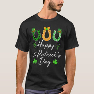 T-shirt Joyeuse Saint-Patrick et Shamrock Classic Horse H