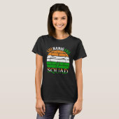T-shirt Joyeuse Saint-Patrick Farces Irlandaises Équipe (Devant entier)