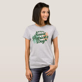 T-shirt Joyeuse Saint Patrick vintage (Devant entier)