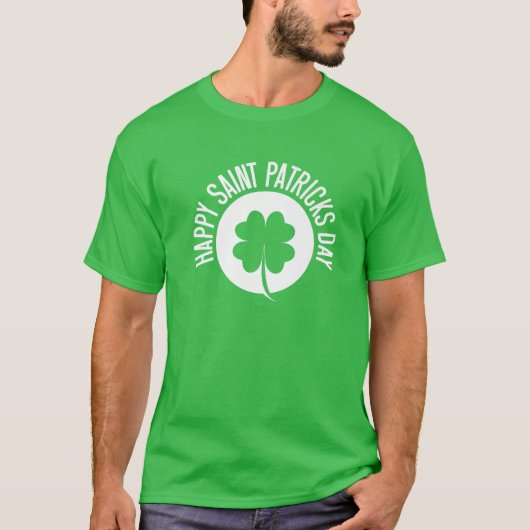 T-shirt Joyeuse Saint Patrick's Day Hommes Femmes Enfants (Devant)