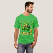 T-shirt Joyeuse Saint Patrick's Day Lucky Irish Shamrock C (Devant entier)