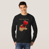 T-shirt Joyeuse Saint-Valentin (Devant entier)