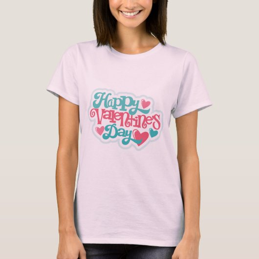 T-shirt Joyeuse Saint-Valentin (Devant)