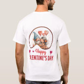 T-shirt Joyeuse Saint-Valentin - Aimant vos (Dos)