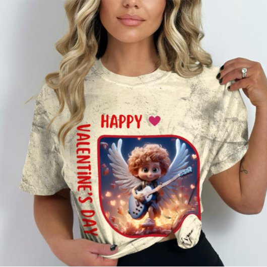 T-shirt Joyeuse Saint-Valentin - Chéri