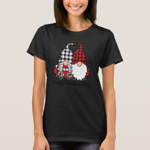 T-shirt Joyeuse Saint-Valentin Couple Gnomes Drôle Famille