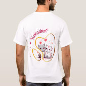 T-shirt Joyeuse Saint-Valentin - Désir chéri (Dos)
