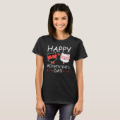 T-shirt Joyeuse Saint-Valentin Drôle de chat mignon Saint- (Devant entier)