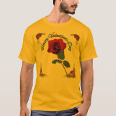 T-shirt Joyeuse Saint-Valentin or (Devant)
